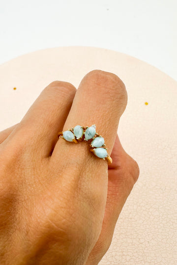 Anillo Larimar | Equilibrio - Serenidad