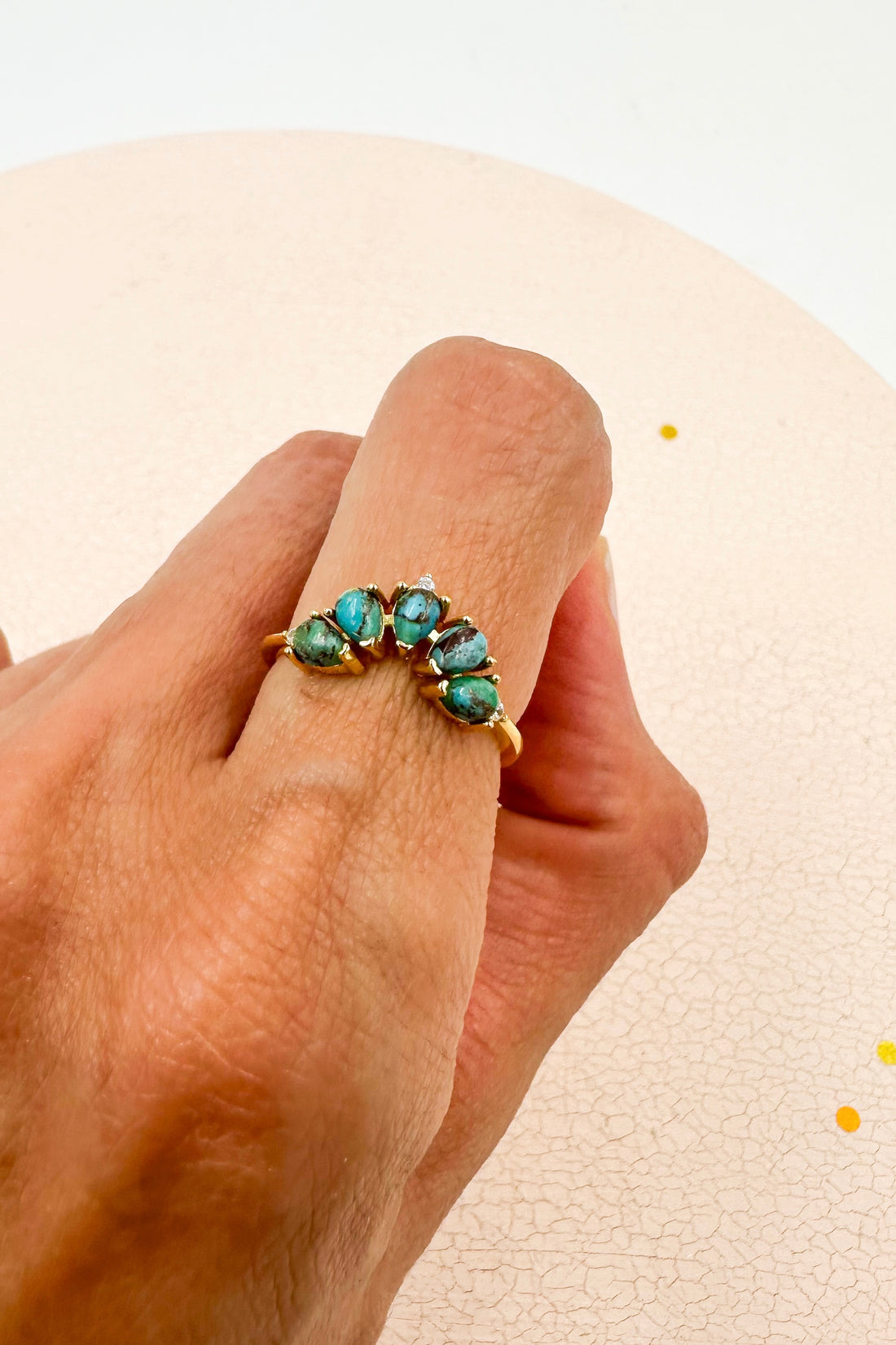 Anillo Turquesa | Intuición - Limpieza energética