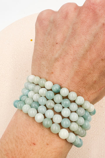 Pulsera Amazonita | 6mm | Equilibrio - Superación