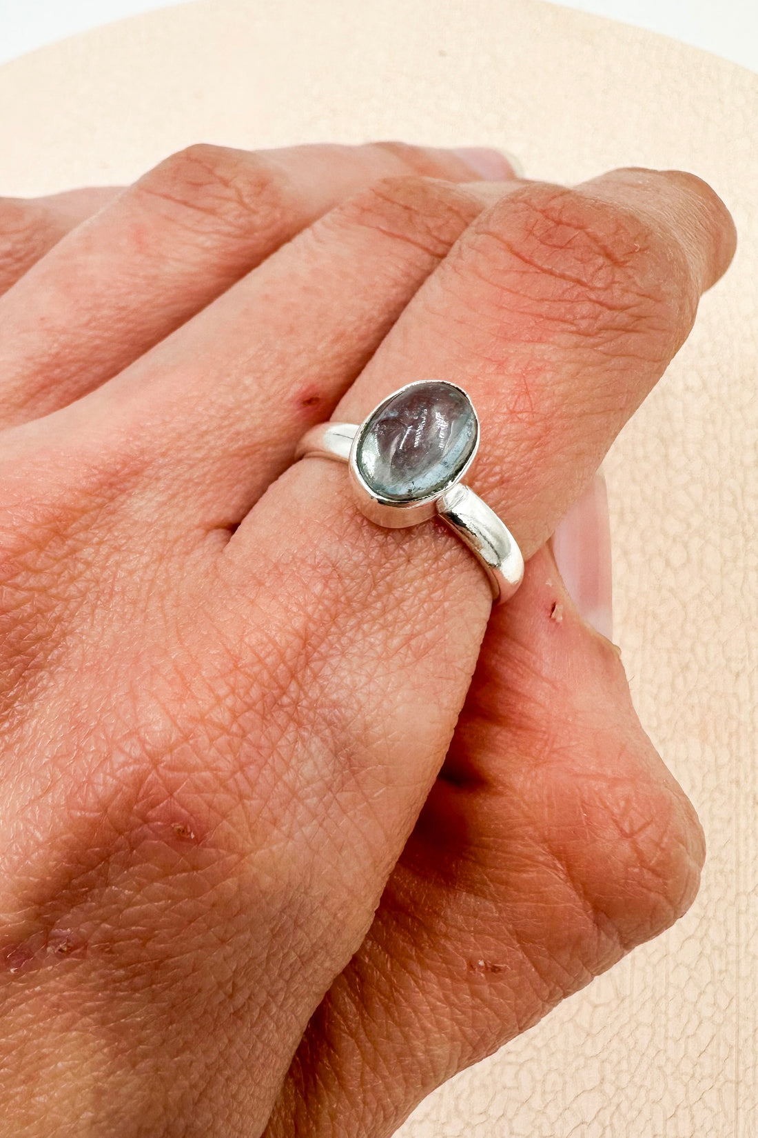 Anillo Aguamarina "Extra" | Armonía - Tranquilidad