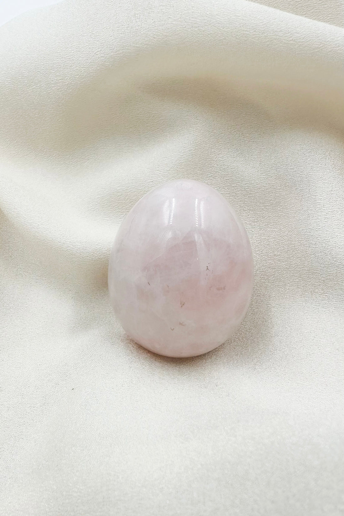 Huevo Yoni | Cuarzo Rosa | Amor propio - Sanación heridas emocionales