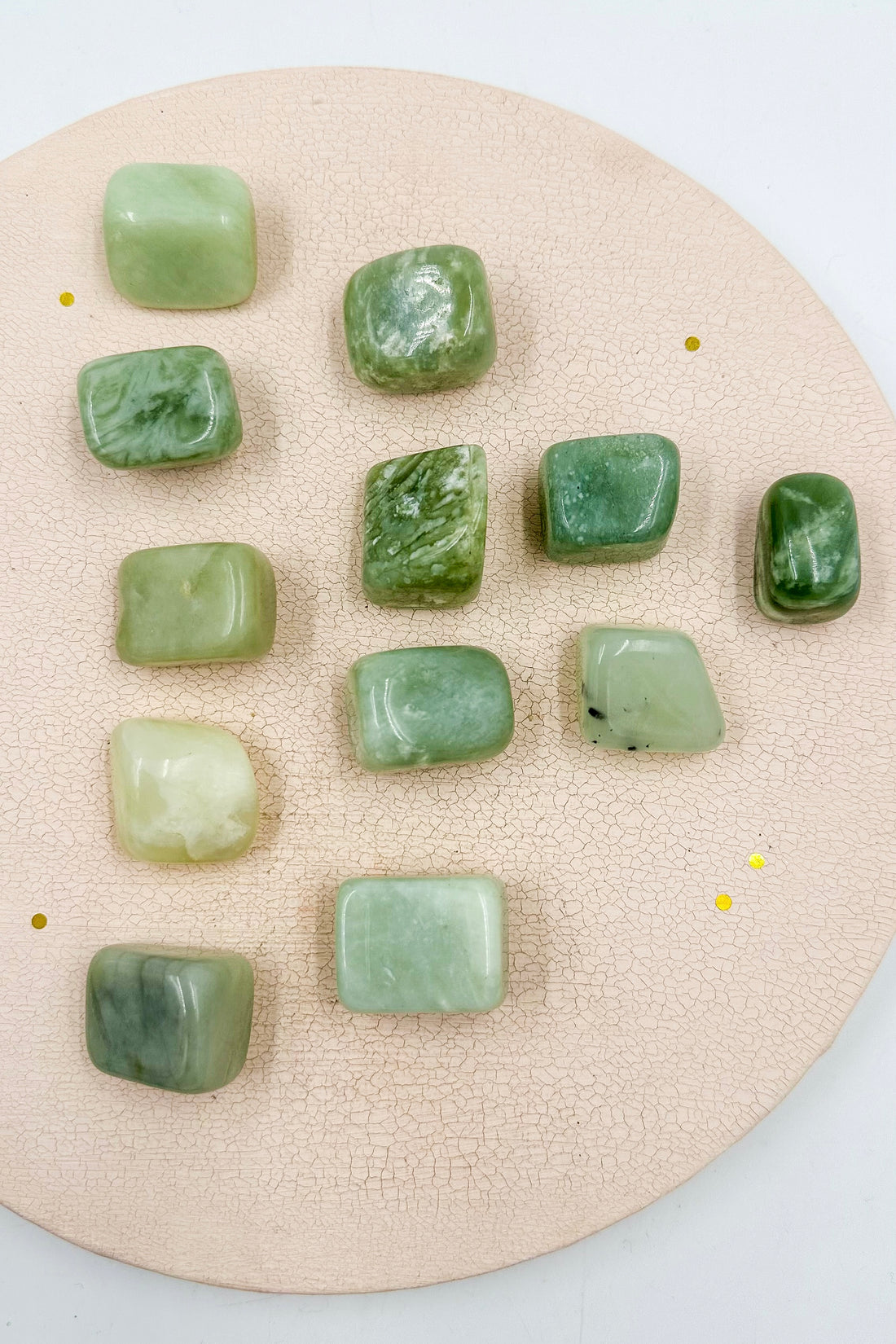 Jade verde Rodado | Abundancia - Buena Suerte