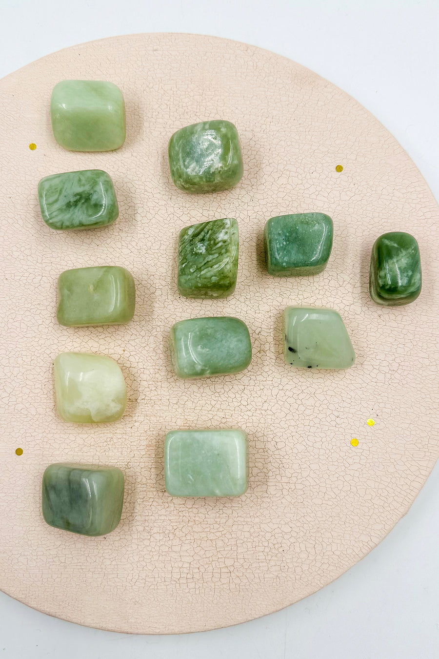 Jade verde Rodado | Abundancia - Buena Suerte