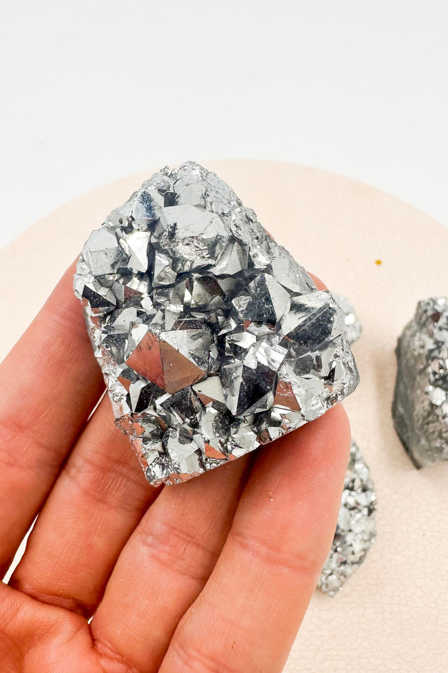 Drusa de Amatista Aura Plata | Canalizar - Intuición