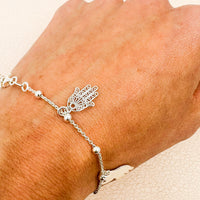 Pulsera Suerte y Protección | Plata