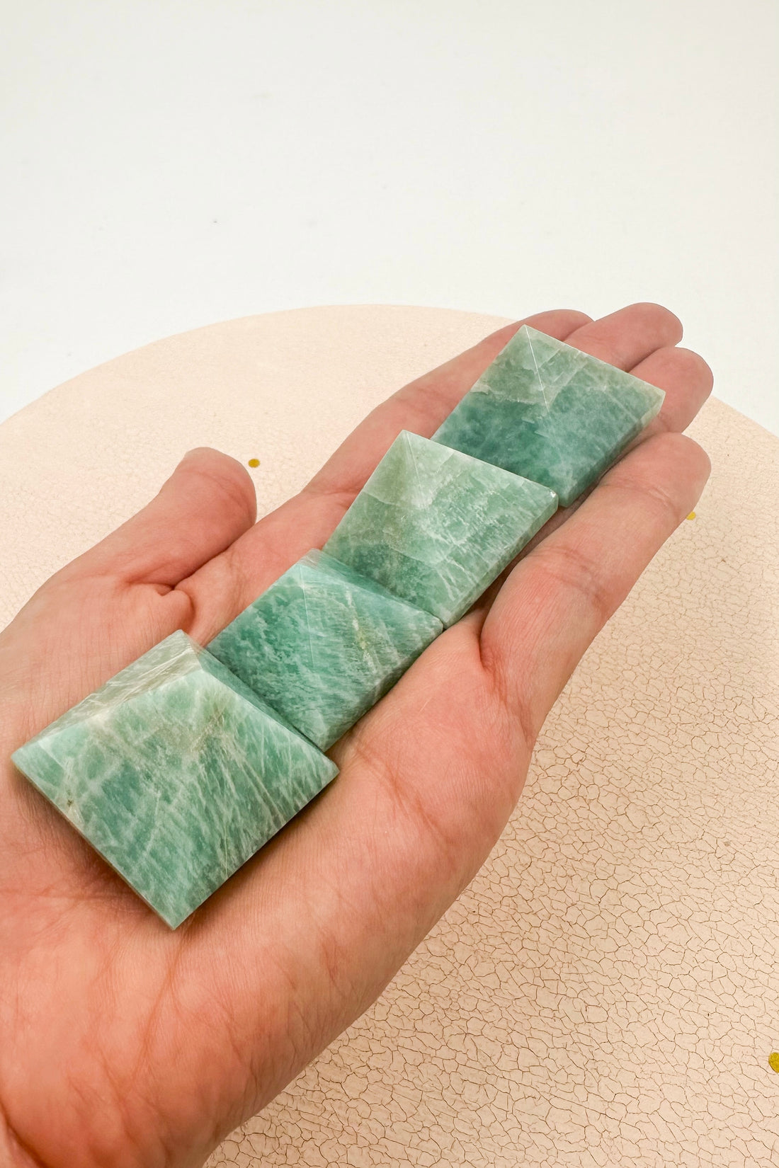 Amazonita Pirámide Pequeña |Equilibrio - Superación