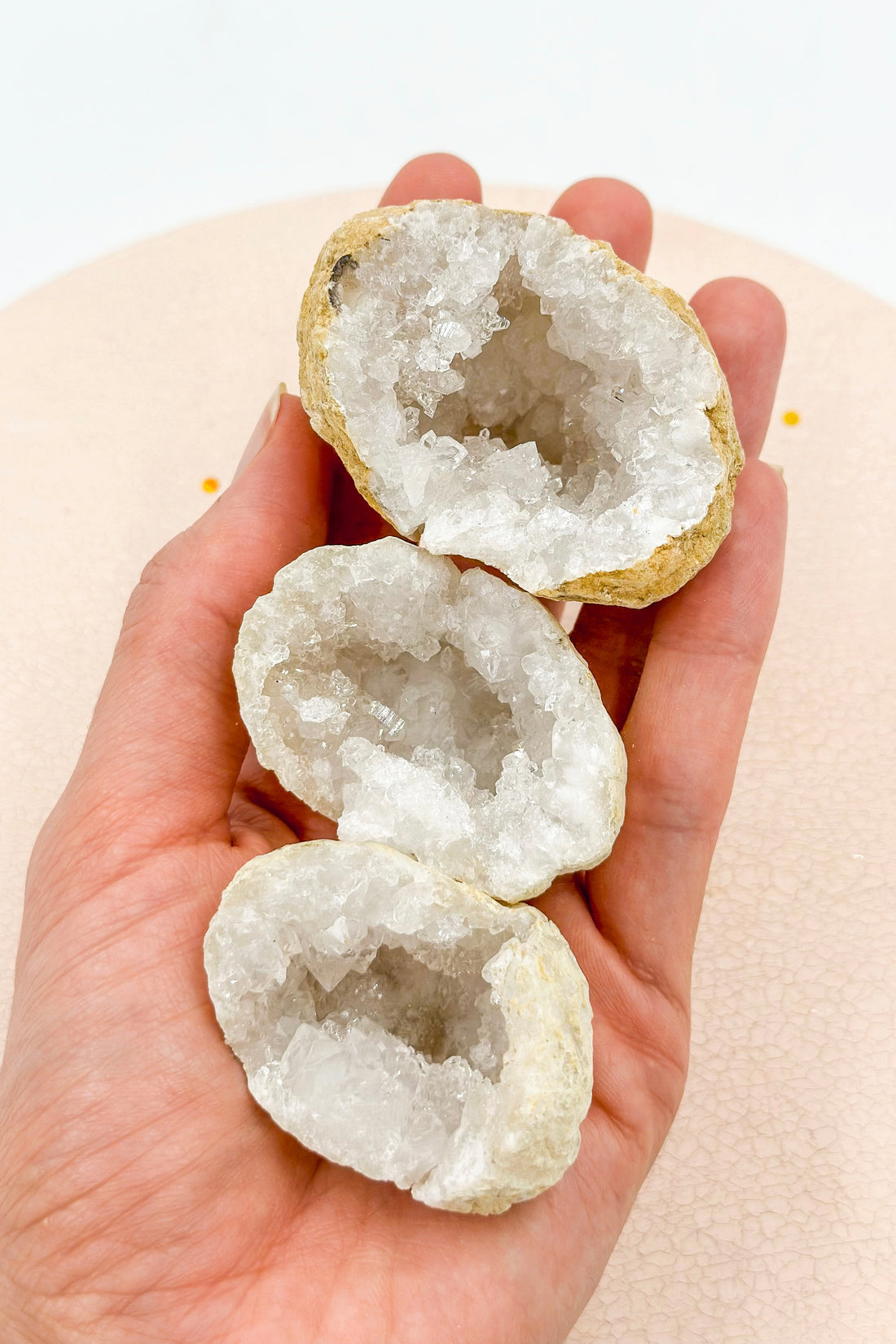 Rock Crystal Geodes Morocco | good luck and protection