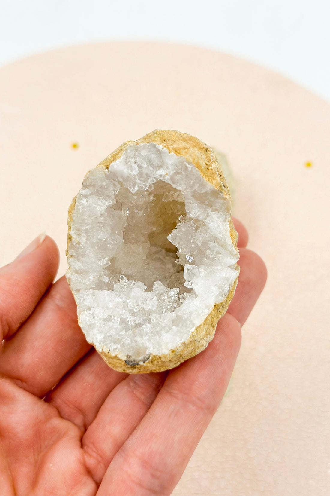 Rock Crystal Geodes Morocco | good luck and protection