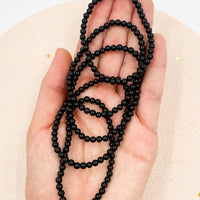 Pulsera Ónix negro | 4mm | Calma - Positividad