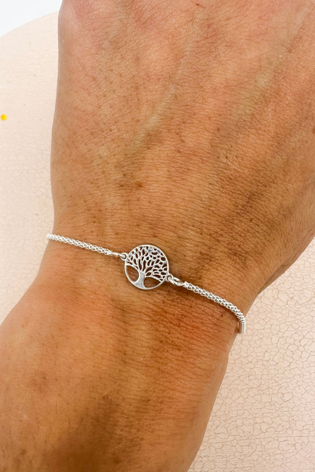 Pulsera Amuleto Protección | Plata | Nudo de bruja - San Benito - Árbol de la Vida