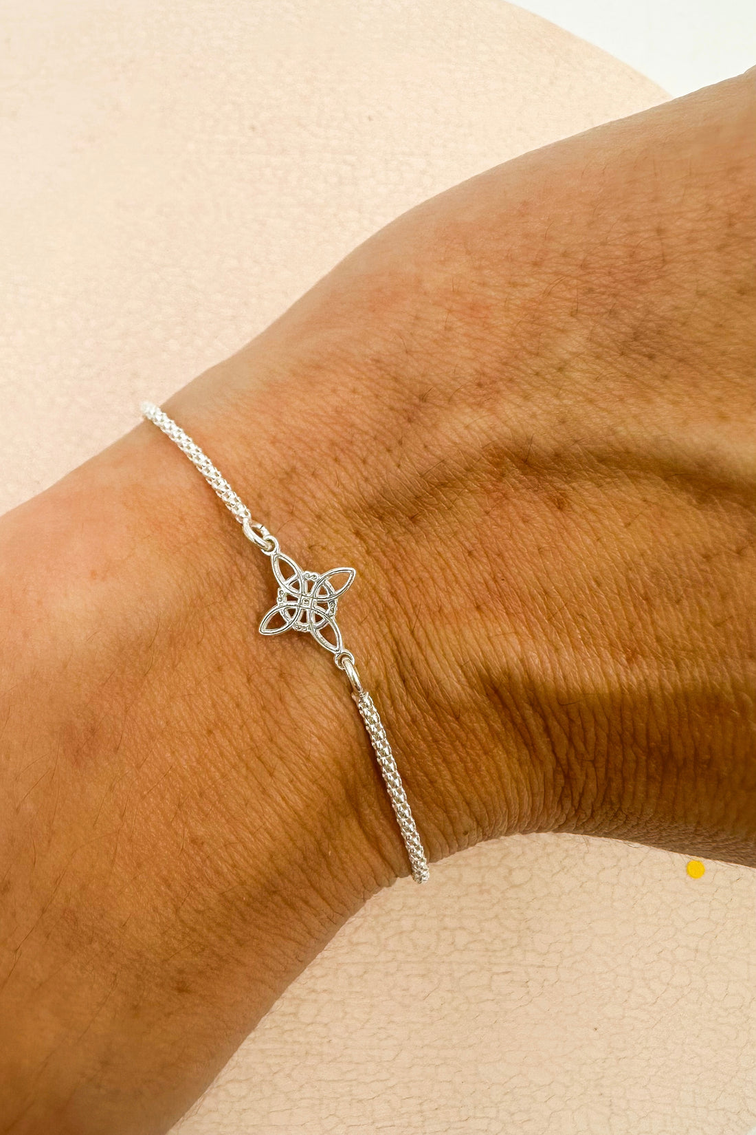 Pulsera Amuleto Protección | Plata | Nudo de bruja - San Benito - Árbol de la Vida
