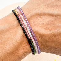 Pulsera de plata facetadas | 2mm |