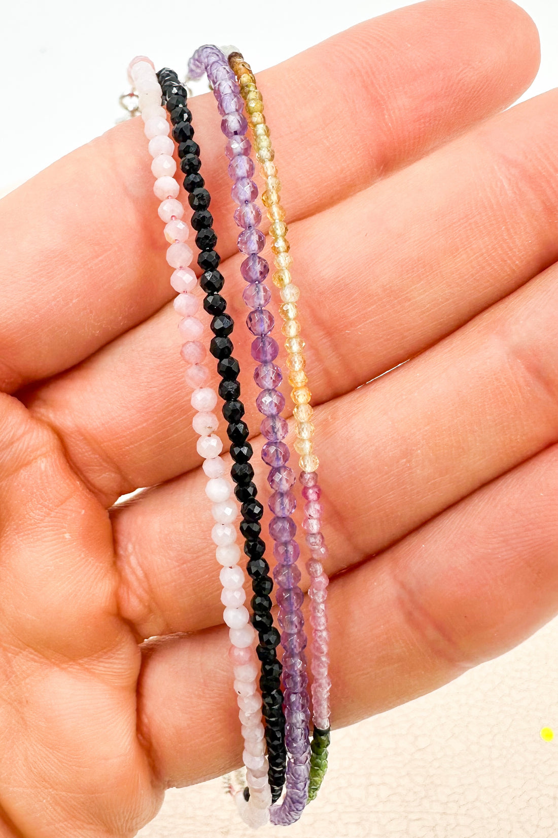 Pulsera de plata facetadas | 2mm |