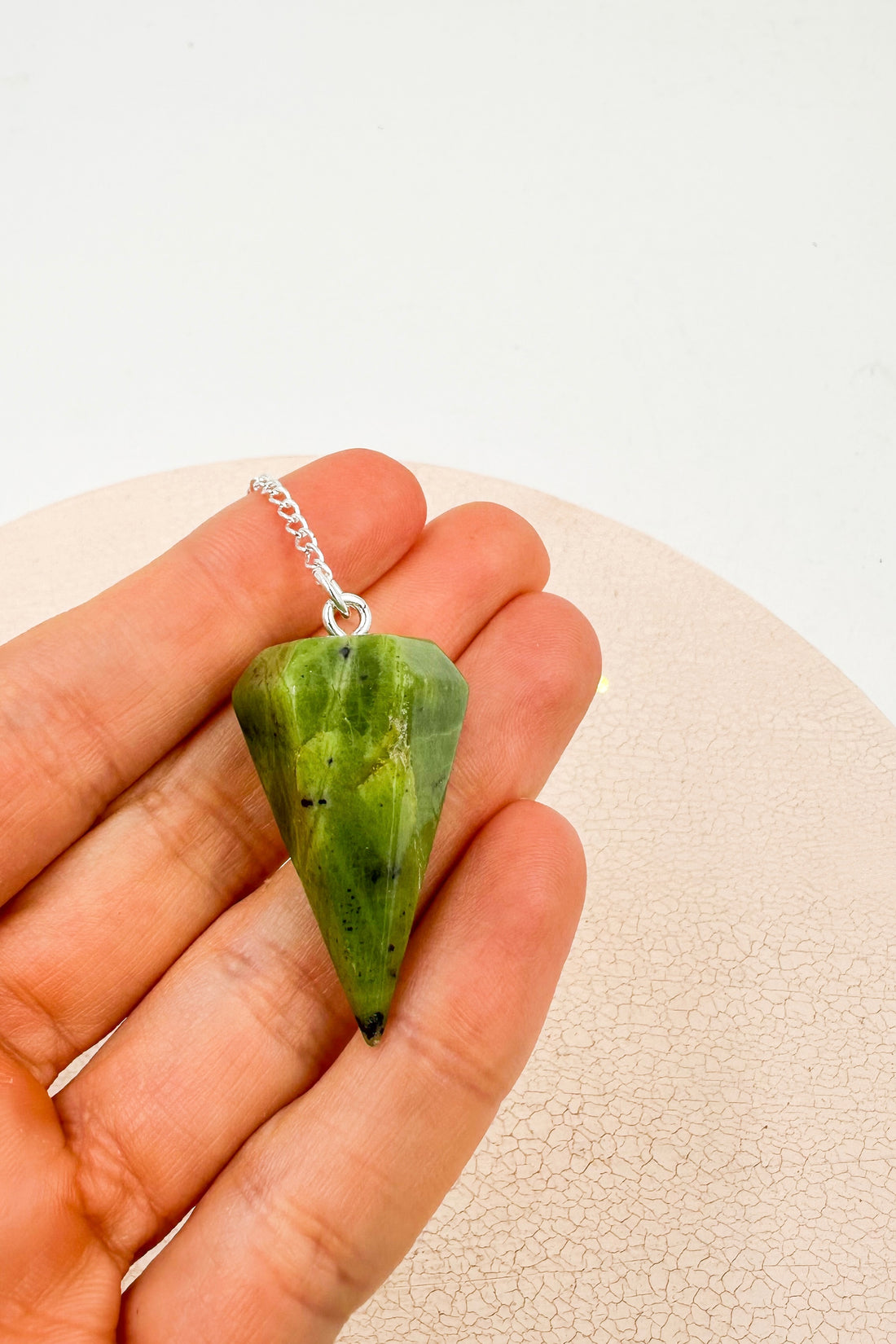 Péndulo Jade Canadiense | Abundancia - Buena Suerte