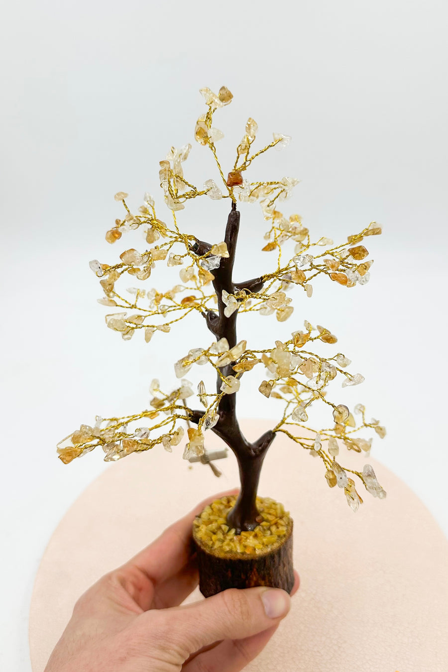 Árbol de los deseos | Citrino calentado | Abundancia - Energía