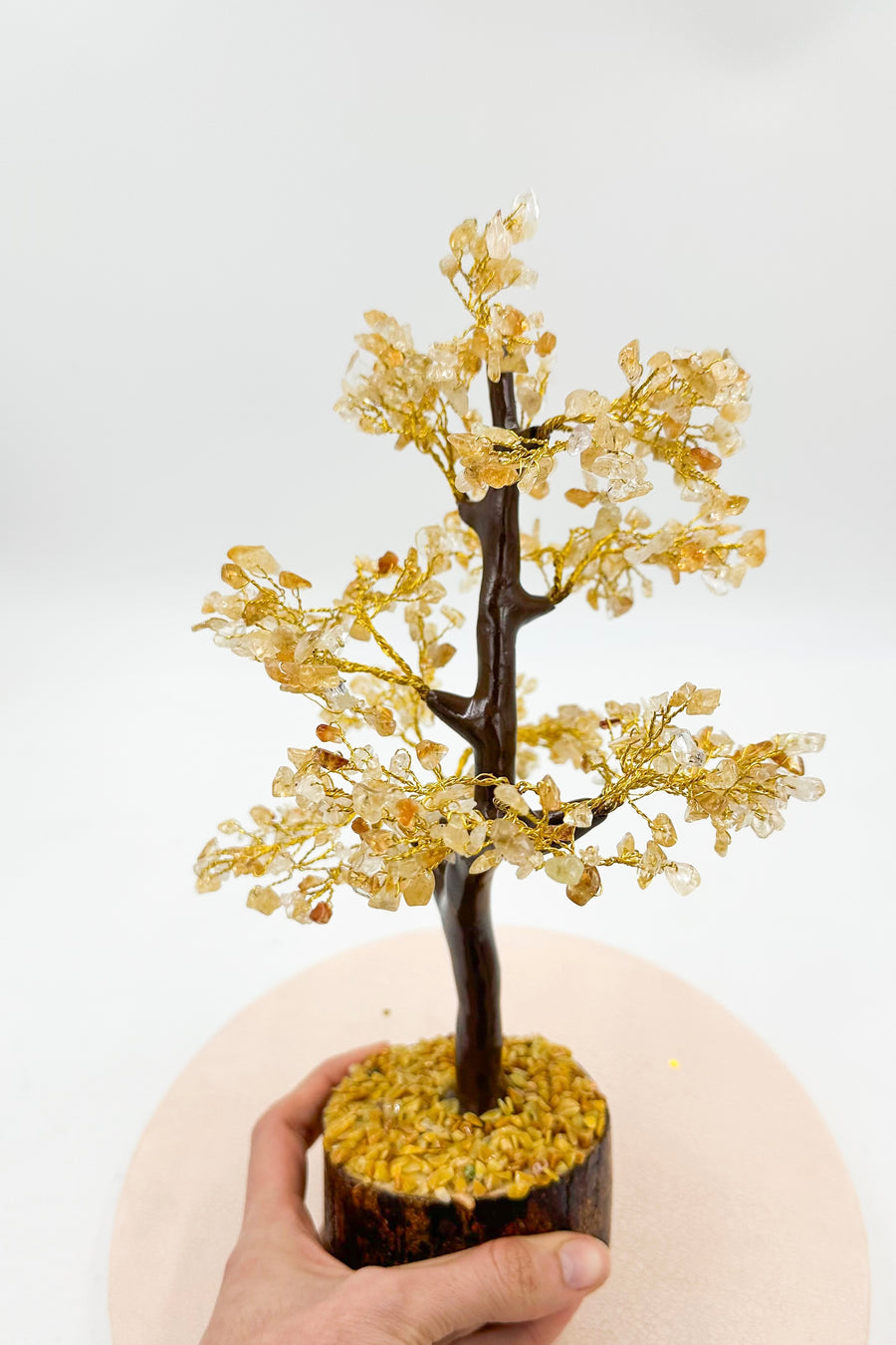 Árbol de los deseos | Citrino calentado | Abundancia - Energía