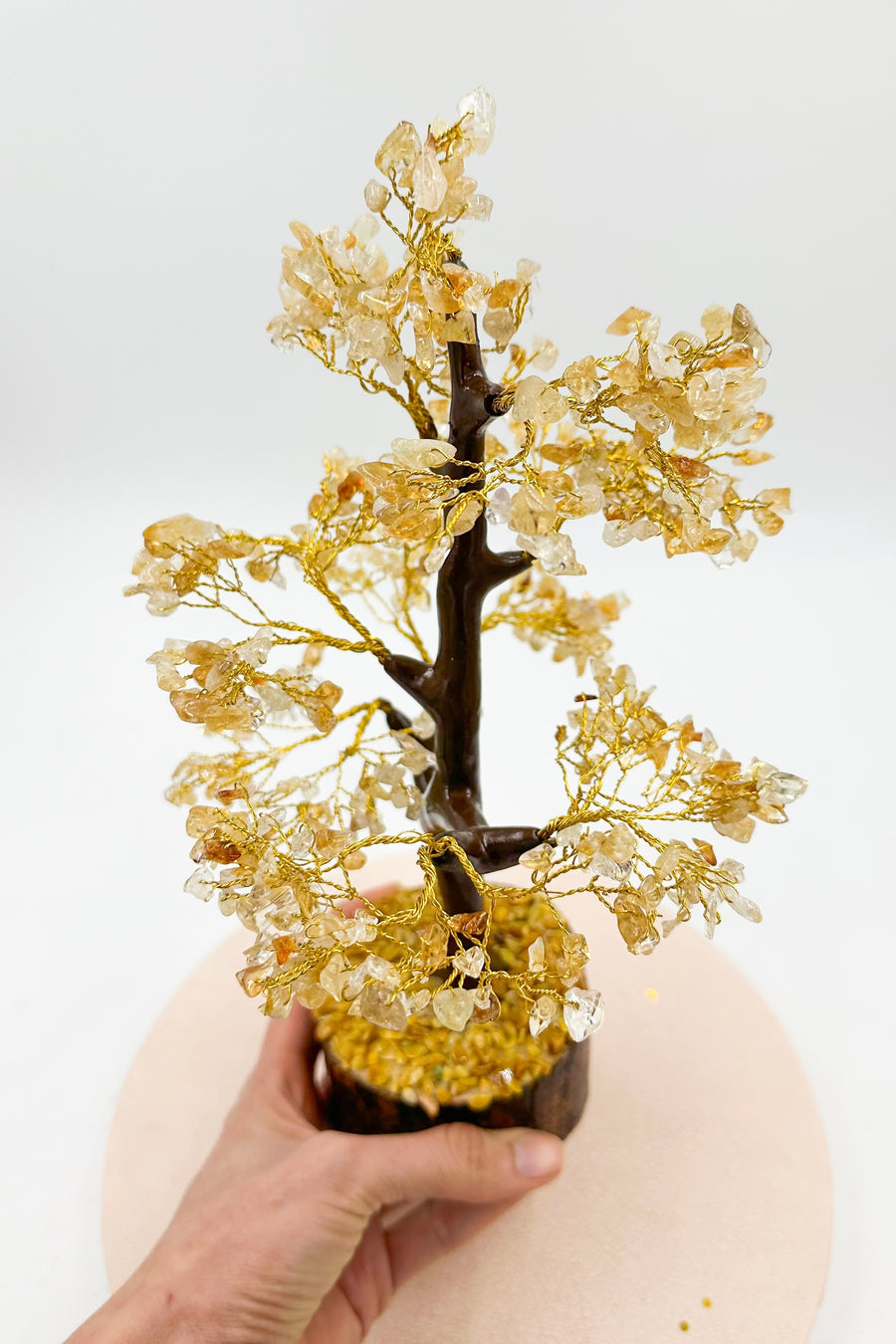 Árbol de los deseos | Citrino calentado | Abundancia - Energía