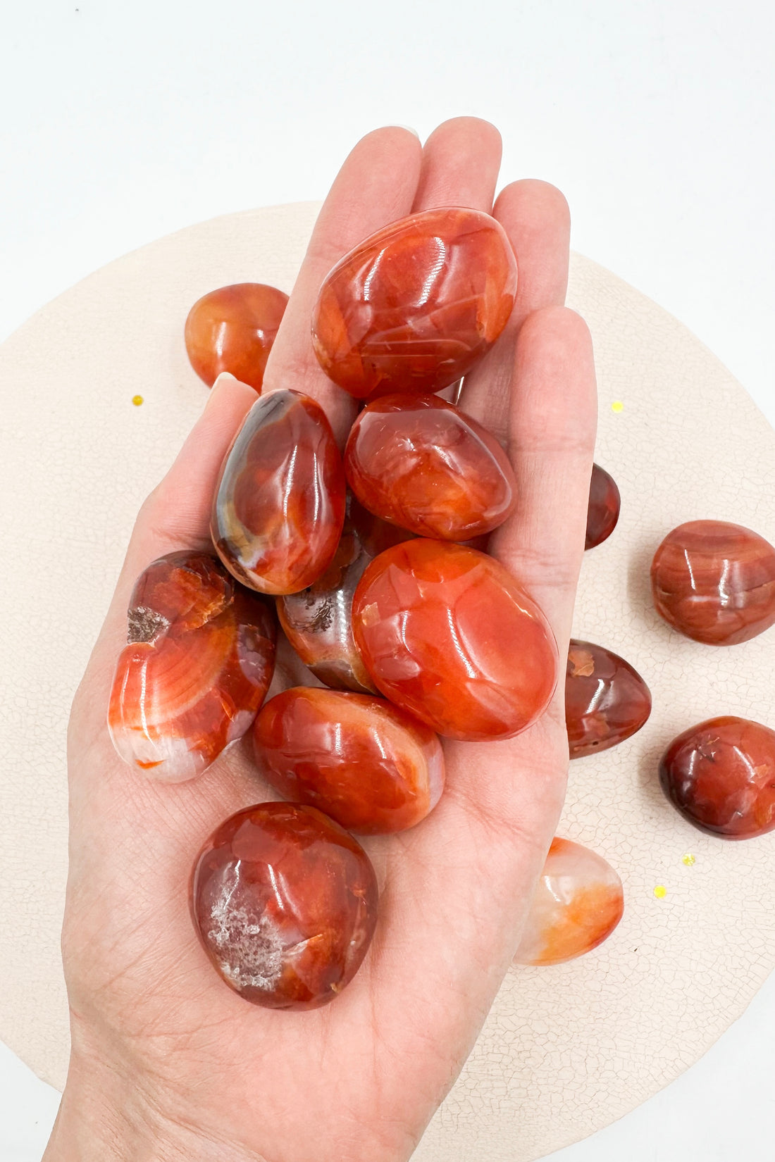 Carnelian Tumble | Joy and self-esteem