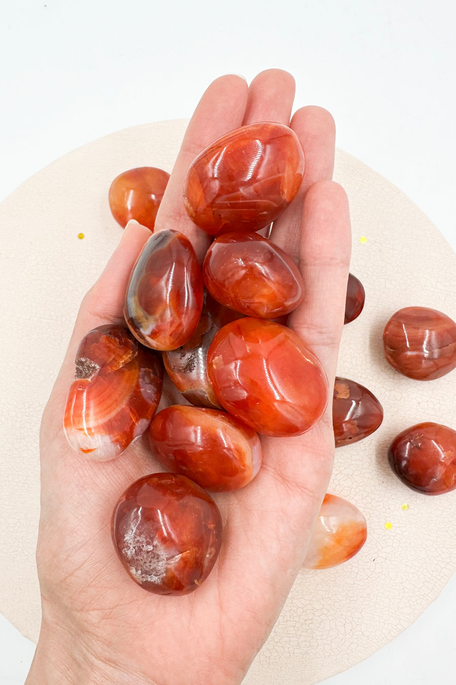 Carnelian Tumble | Joy and self-esteem