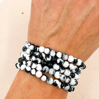 Pulsera Ágata Orca | 6mm | Equilibrio y Superación