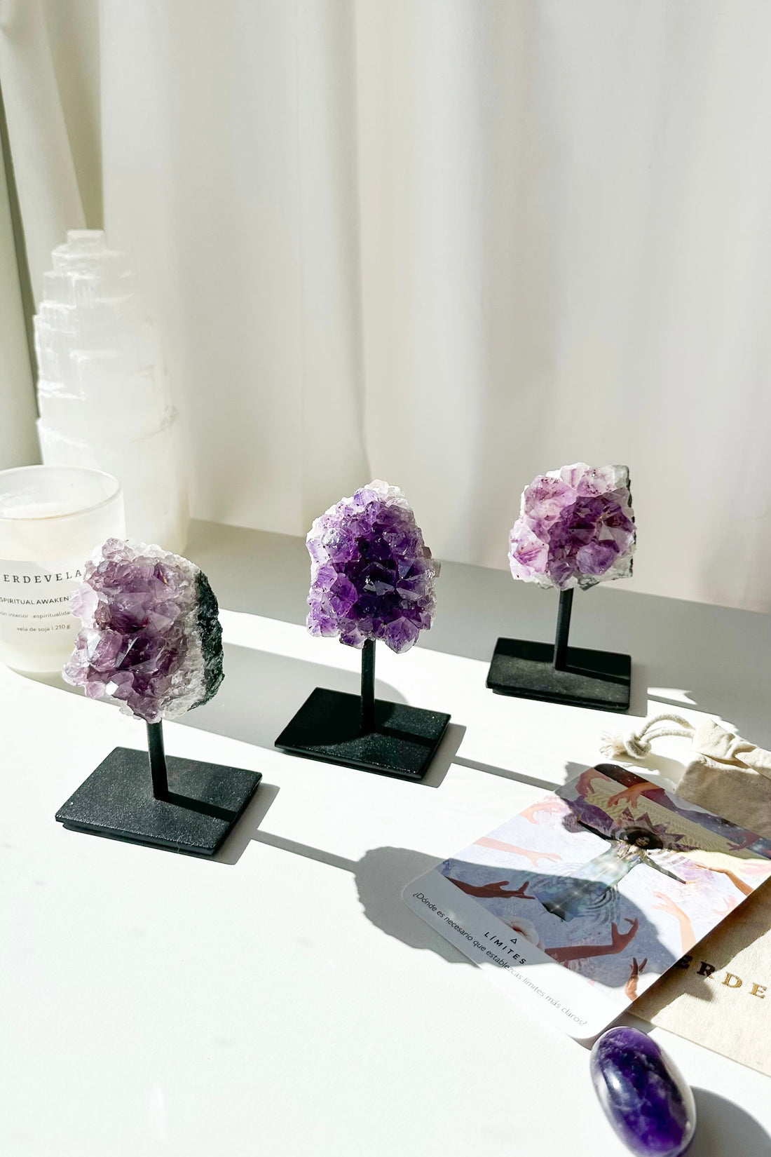 Drusa de amatista con base | Relajación - Equilibrio