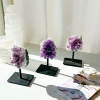 Drusa de amatista con base | Relajación - Equilibrio