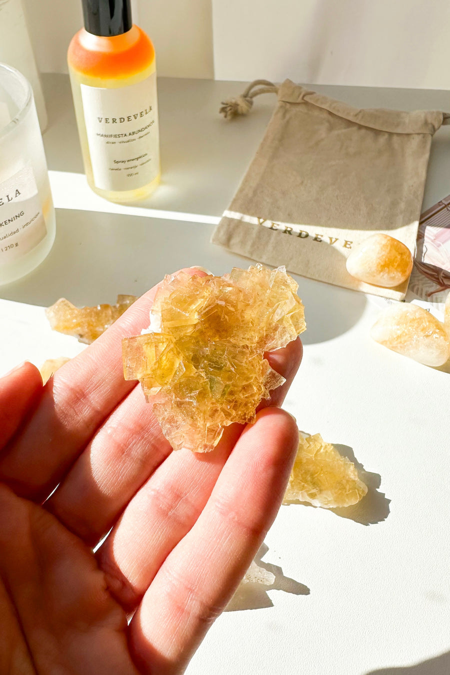 Fluorita amarilla Ejemplares únicos | Cambios - Espiritualidad