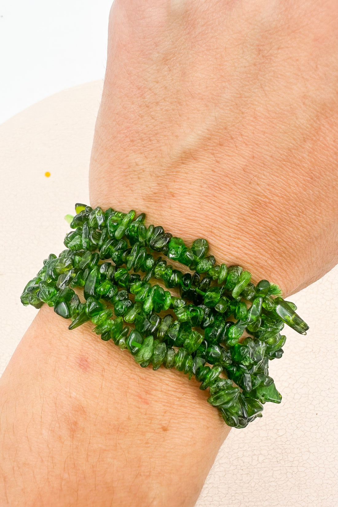 Pulsera Olivino | Chip | Abundancia - Autoestima