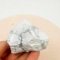 Punta Semi pulida Howlita | Dormir bien - Relajación