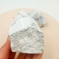 Punta Semi pulida Howlita | Dormir bien - Relajación