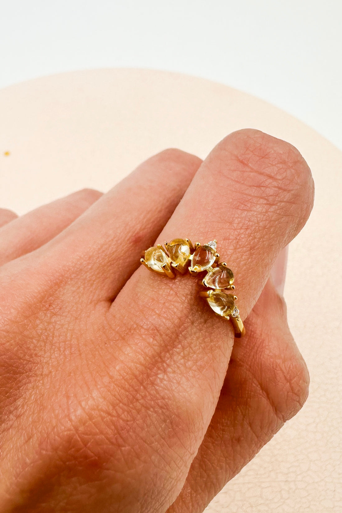 Anillo citrino | Abundancia - Optimismo