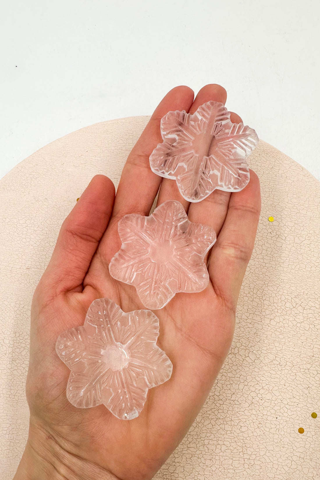 Especial Navidad | Copo de nieve de Cristal de roca - Meditación - Positividad