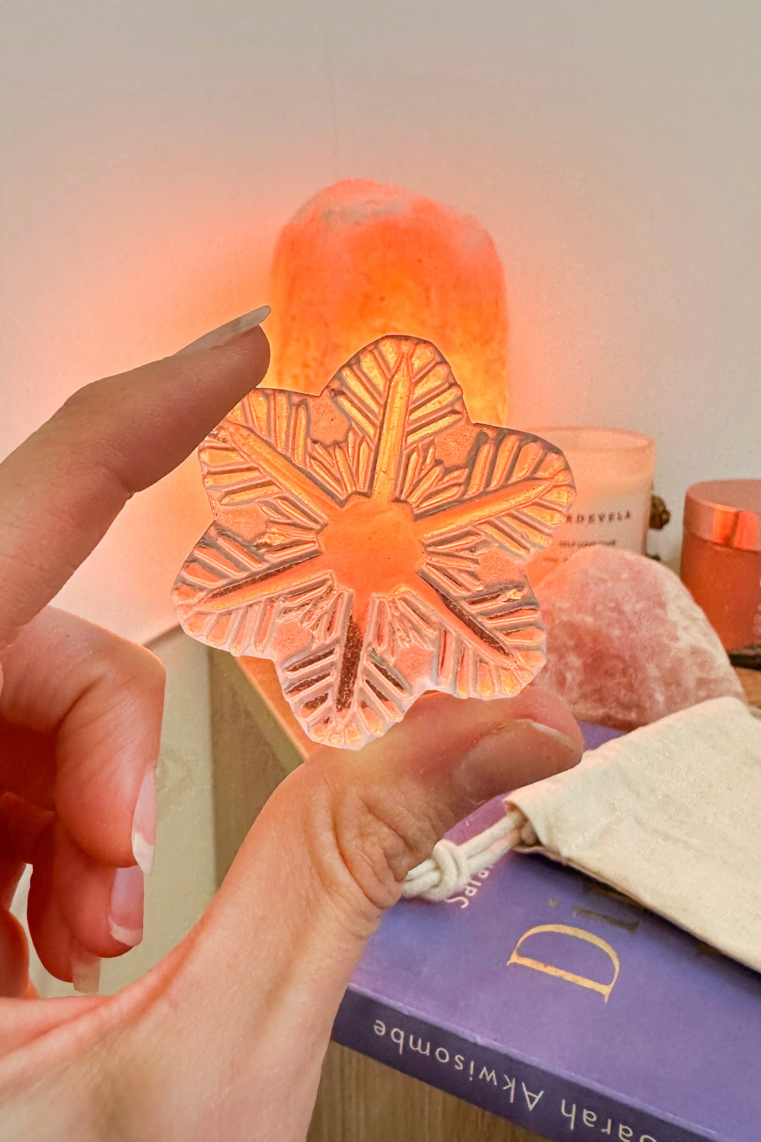 Especial Navidad | Copo de nieve de Cristal de roca - Meditación - Positividad