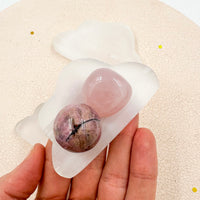 Nube de selenita Bol | Bienestar - Tranquilidad