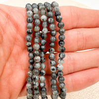 Pulsera Larvikita  | 4mm | Agotamiento - Protección