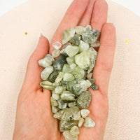 Bottle Elixir Prehnite Chips | Abundance - Positivity