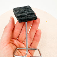 Turmalina Masiva Pequeña con base | Limpieza - Protección