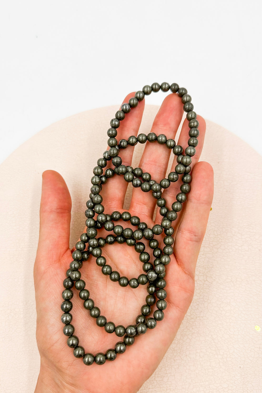 Pulsera Pirita | 6 mm | Abundancia - Positividad