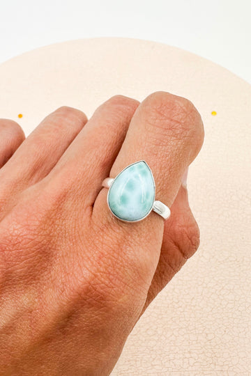 Anillo Larimar | Equilibrio - Serenidad