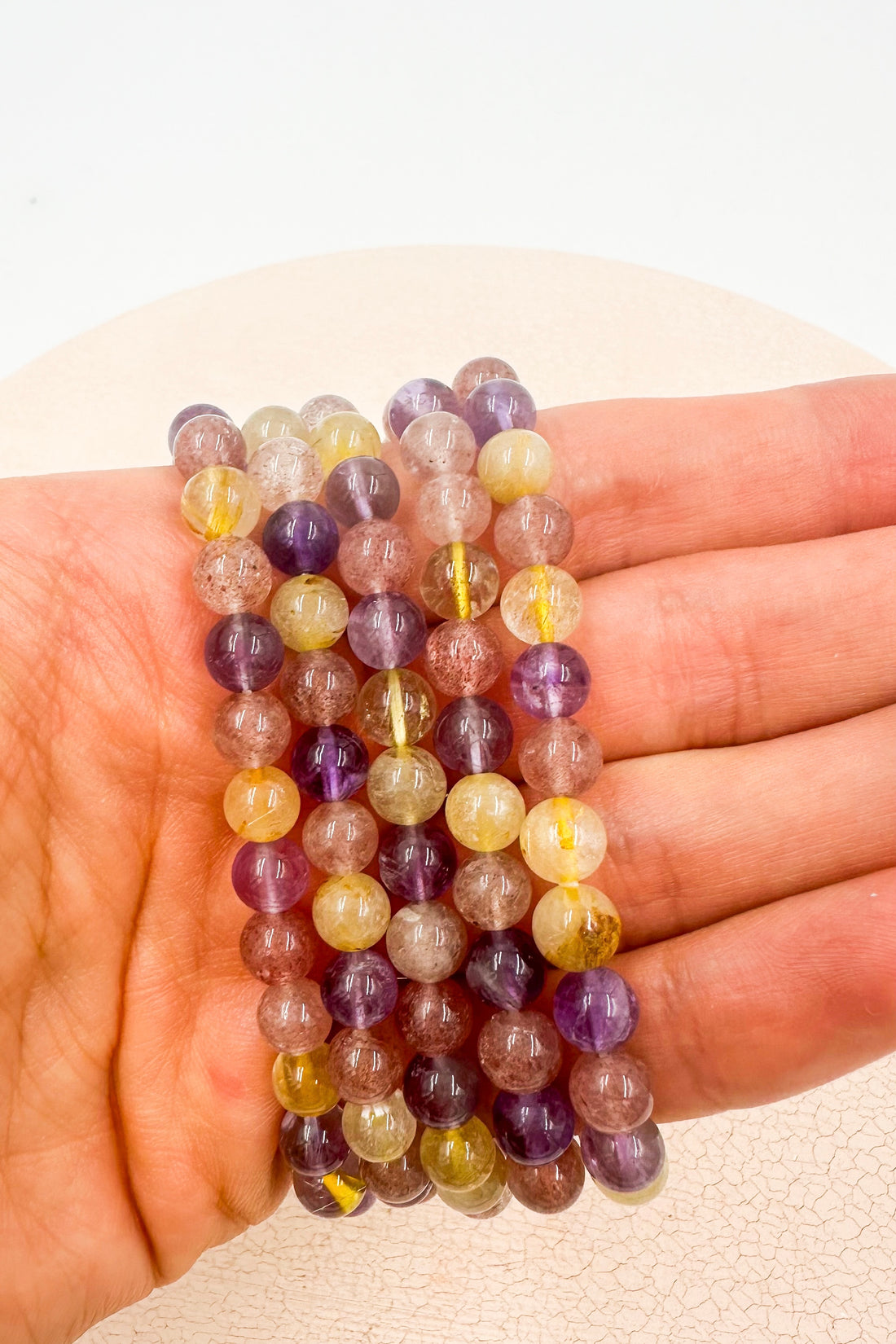 Super Siete Pulsera | 6mm | Alta Vibración - Potenciador de energías