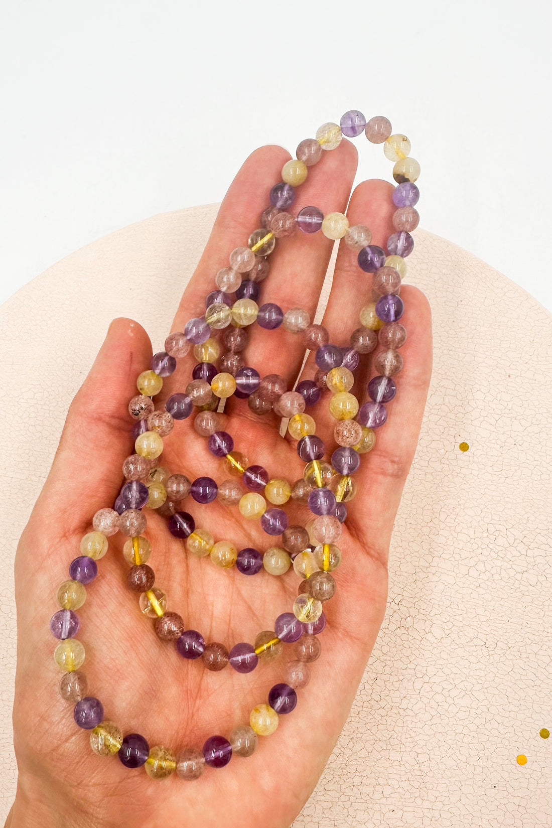 Super Siete Pulsera | 6mm | Alta Vibración - Potenciador de energías