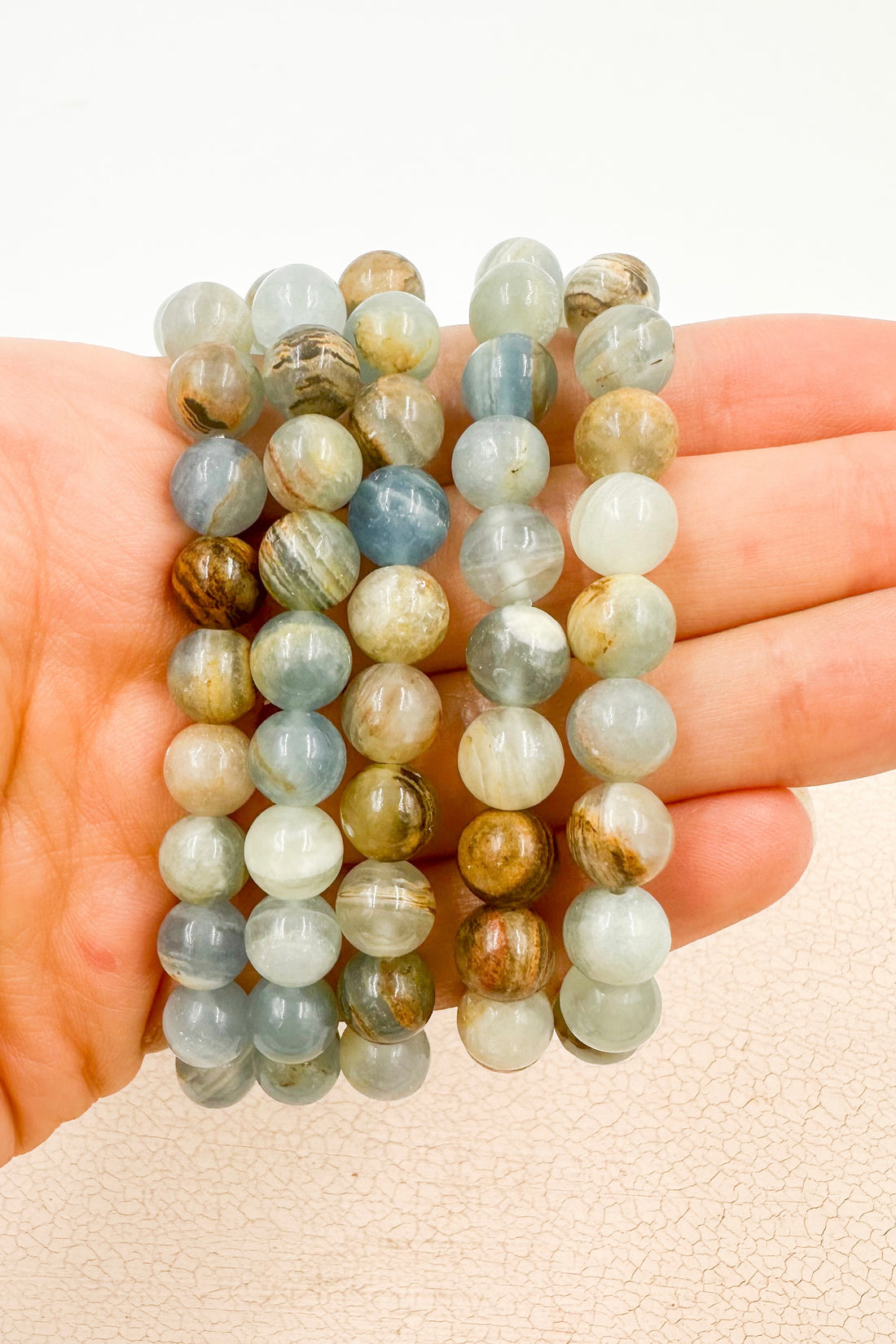 Pulsera Ónix azul | 8mm | Inspiración - Tranquilidad