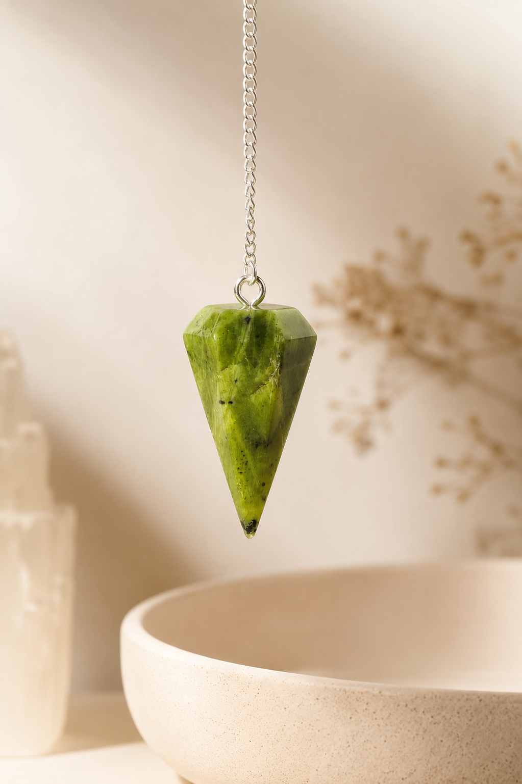 Péndulo Jade Canadiense | Abundancia - Buena Suerte