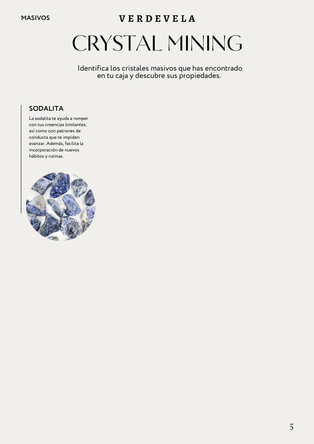 Crystal Mining | Masivos