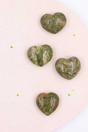 Unakite Hearts | Transformation - Goals
