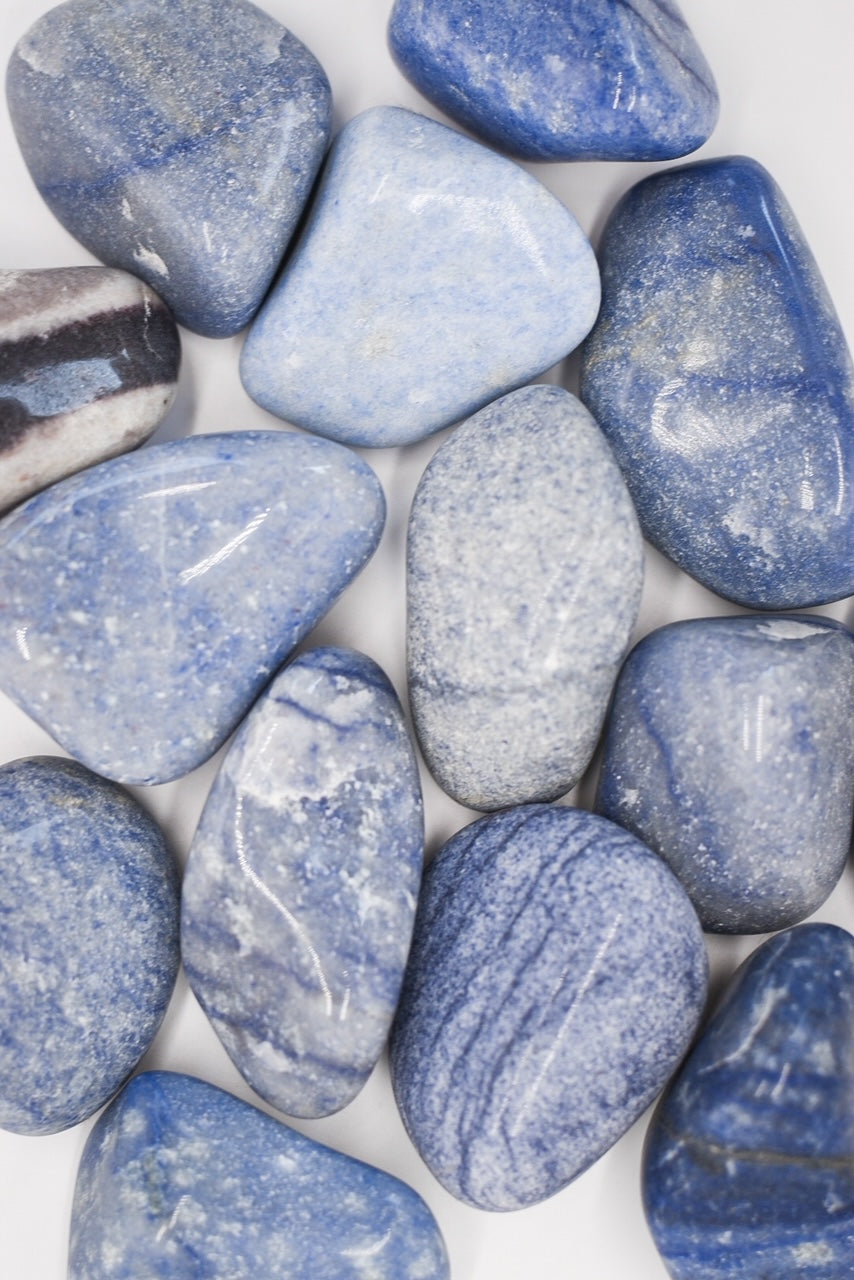 Blue Quartz Tumble | Concentration - Relaxation