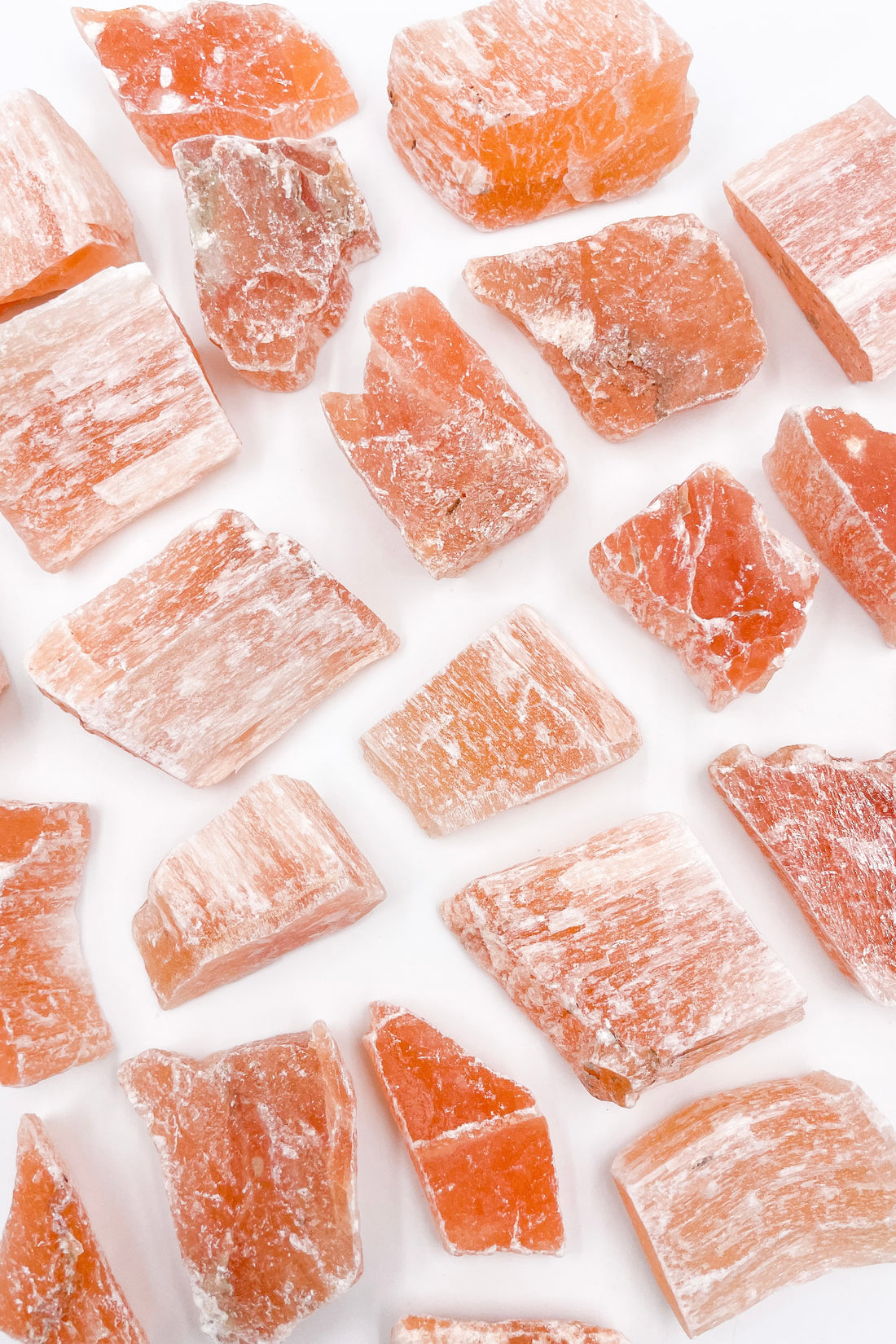 Massive Orange Selenite | Spirituality - Cleanliness
