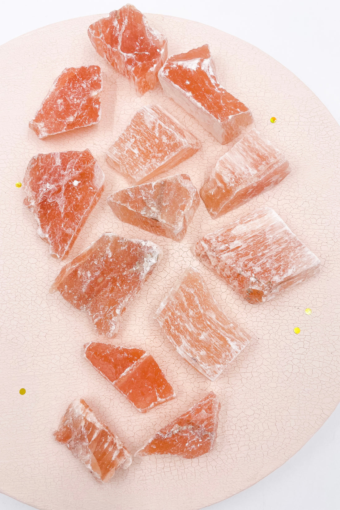 Massive Orange Selenite | Spirituality - Cleanliness