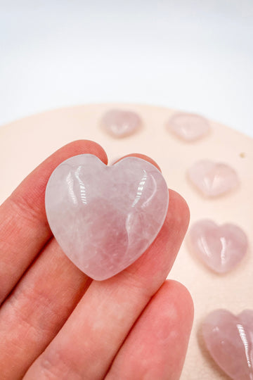 Rose Quartz Hearts | Love - Sensitivity