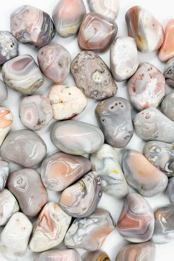 Botswana Pink Agate Tumble | Balance - Relationships 